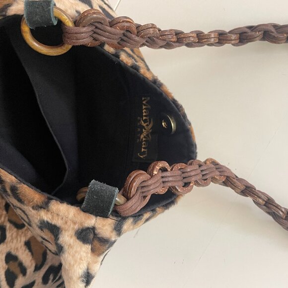 Animal Print Faux Fur Hand Bag - Never used! - Picture 5 of 5